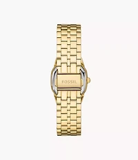 Harlow 27mm Three-Hand Gold-Tone Stainless Steel Watch