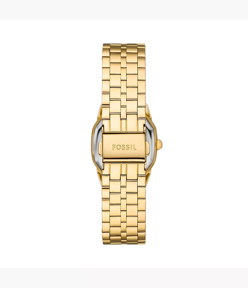 Harlow Three-Hand Gold-Tone Stainless Steel Watch