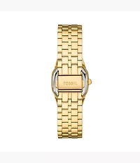 Harlow Three-Hand Gold-Tone Stainless Steel Watch