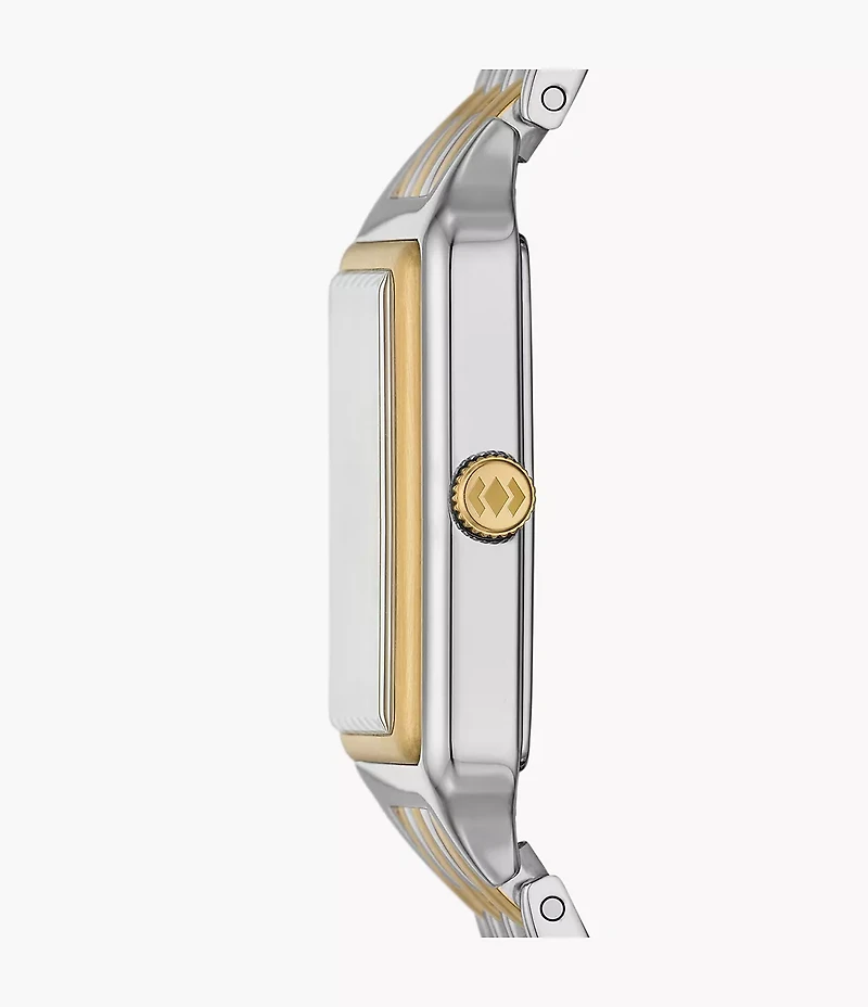 Raquel 23mm Three-Hand Date Two-Tone Stainless Steel Watch