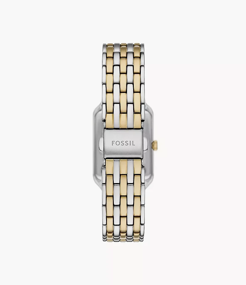 Raquel Three-Hand Date Two-Tone Stainless Steel Watch and Bracelet Set