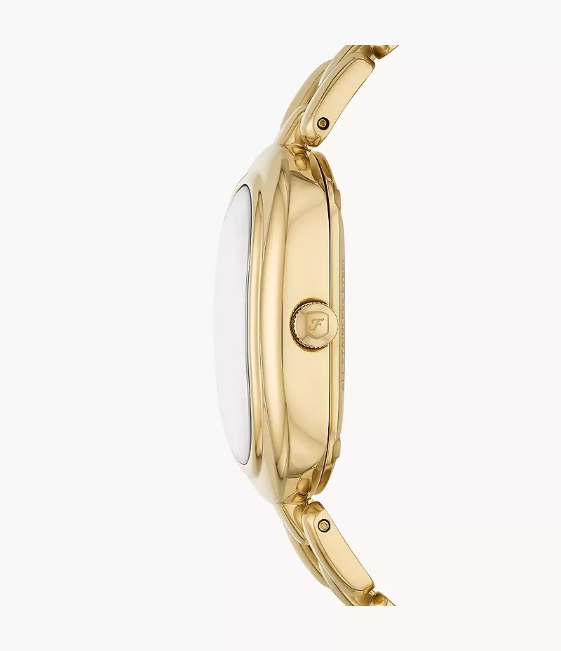 Sloan Three-Hand Gold-Tone Stainless Steel Watch