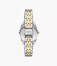 Scarlette Three-Hand Date Two-Tone Stainless Steel Watch
