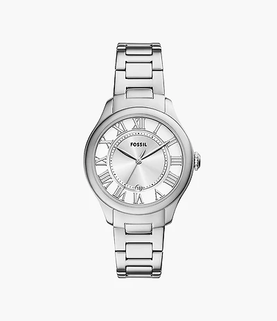 Gilmore Three-Hand Date Stainless Steel Watch