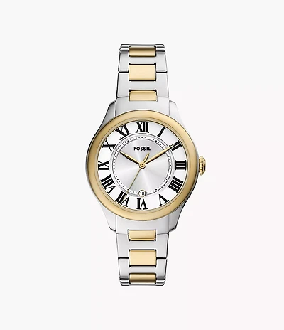 Gilmore Three-Hand Date Two-Tone Stainless Steel Watch