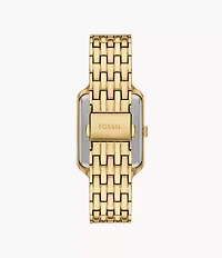 Raquel Sun Moon Multifunction Gold-Tone Stainless Steel Watch