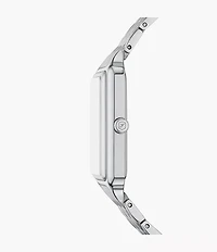 Raquel Sun Moon Multifunction Stainless Steel Watch