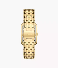 Raquel Three-Hand Date Stainless Steel Watch