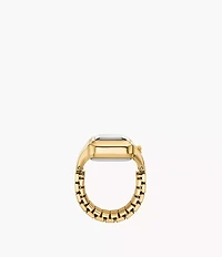 Raquel Watch Ring Two-Hand Stainless Steel