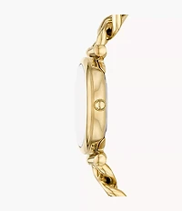 Carlie Three-Hand Stainless Steel Watch