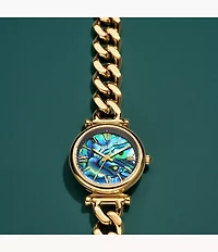 Carlie Three-Hand Stainless Steel Watch