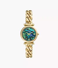 Carlie Three-Hand Stainless Steel Watch