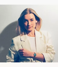 Carlie Three-Hand Stainless Steel Watch