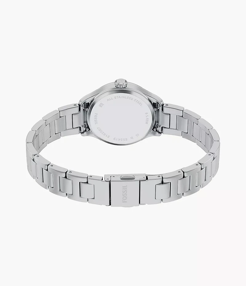 Gilmore Three-Hand Stainless Steel Watch