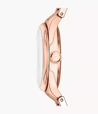 Gilmore Three-Hand Rose Gold-Tone Stainless Steel Watch