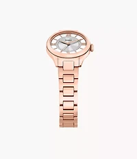 Gilmore Three-Hand Rose Gold-Tone Stainless Steel Watch