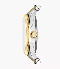 Gilmore Three-Hand Two-Tone Stainless Steel Watch
