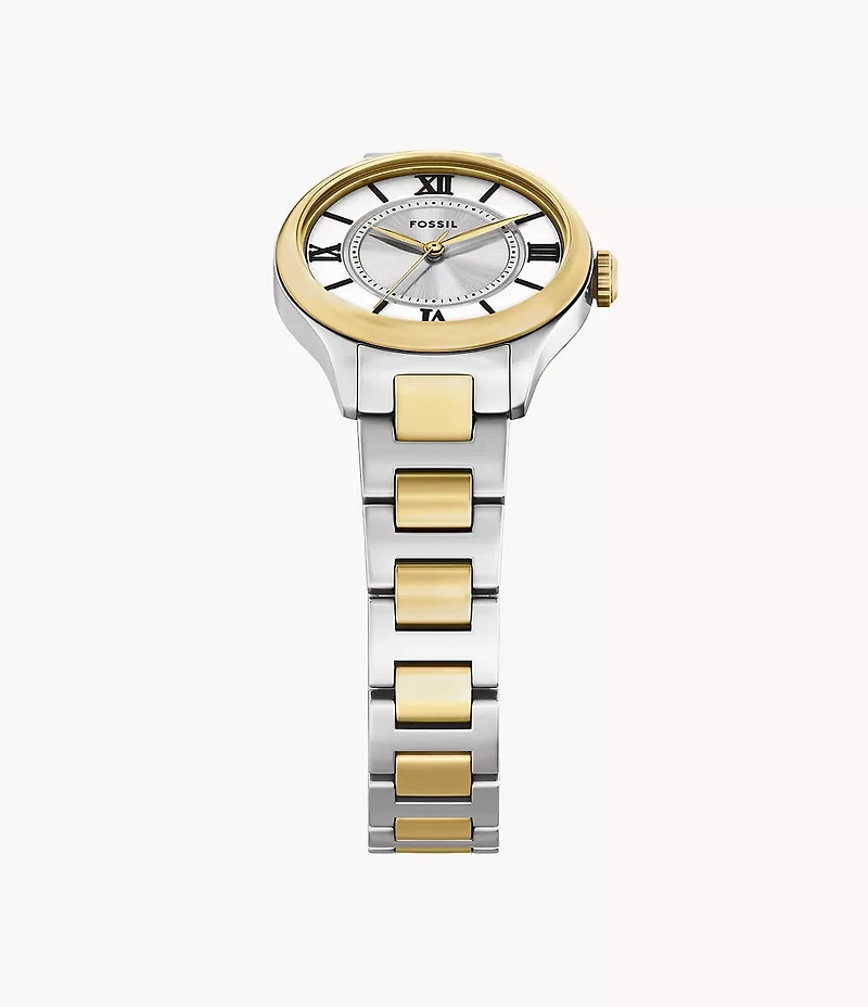 Gilmore Three-Hand Two-Tone Stainless Steel Watch