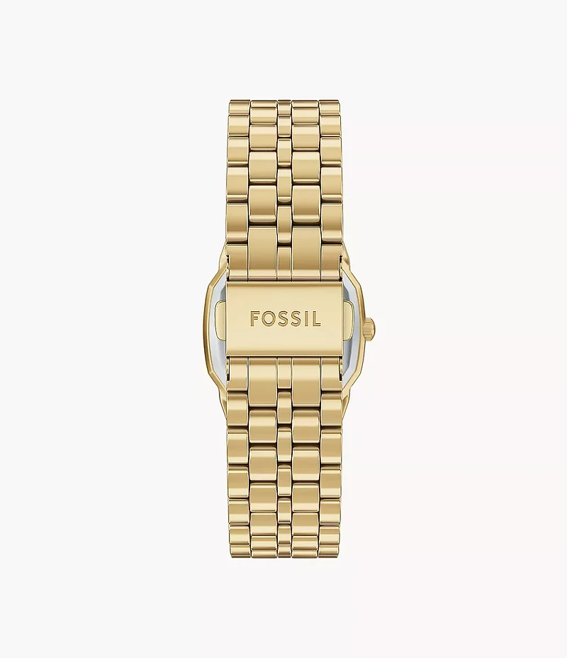 Harlow Three-Hand Gold-Tone Stainless Steel Watch