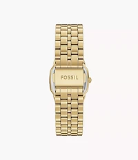 Harlow Three-Hand Gold-Tone Stainless Steel Watch