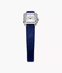 Raquel Two-Hand Blue Velvet Watch
