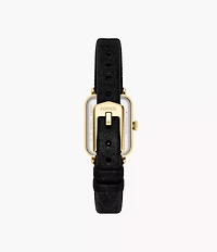 Raquel Two-Hand Black Velvet Watch
