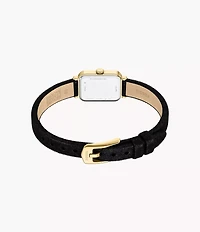 Raquel Two-Hand Black Velvet Watch