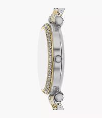 Carlie Three-Hand Two-Tone Stainless Steel Watch