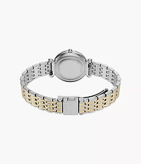 Carlie Three-Hand Two-Tone Stainless Steel Watch