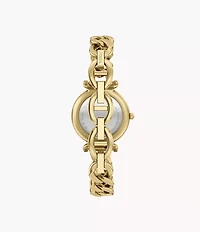 Carlie Three-Hand Gold-Tone Stainless Steel Watch