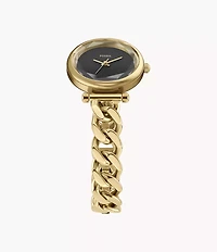 Carlie Three-Hand Gold-Tone Stainless Steel Watch