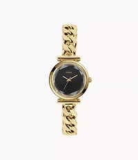 Carlie Three-Hand Gold-Tone Stainless Steel Watch