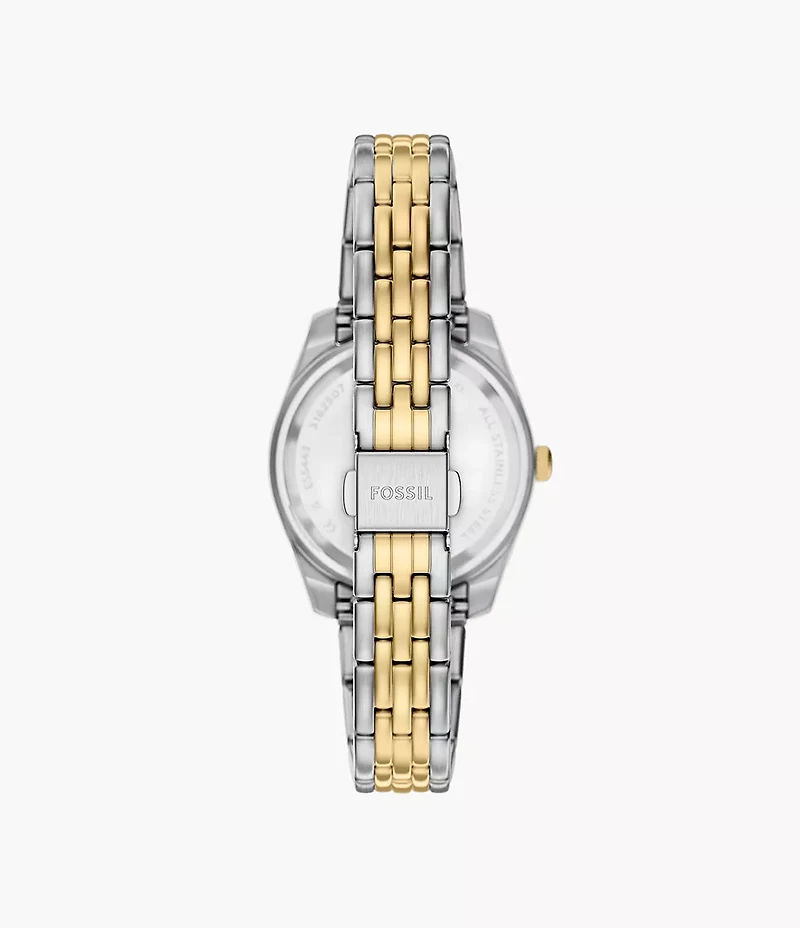 Scarlette Three-Hand Two-Tone Stainless Steel Watch