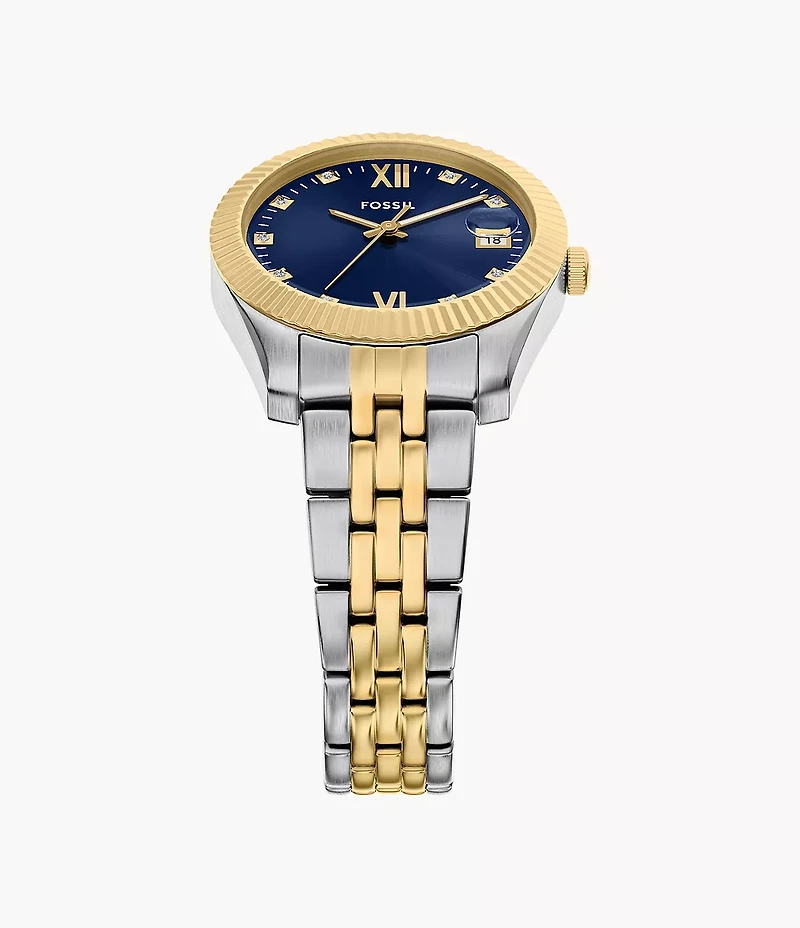 Scarlette Three-Hand Two-Tone Stainless Steel Watch