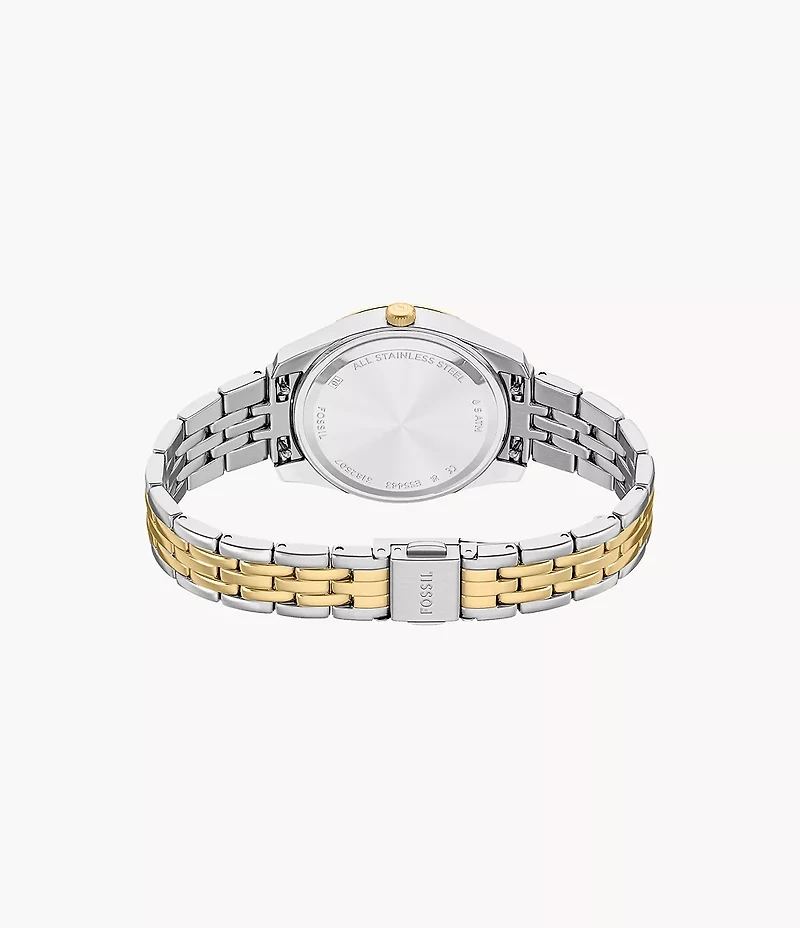 Scarlette Three-Hand Two-Tone Stainless Steel Watch