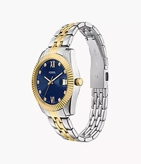 Scarlette Three-Hand Two-Tone Stainless Steel Watch