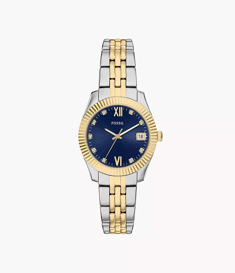 Scarlette Three-Hand Two-Tone Stainless Steel Watch