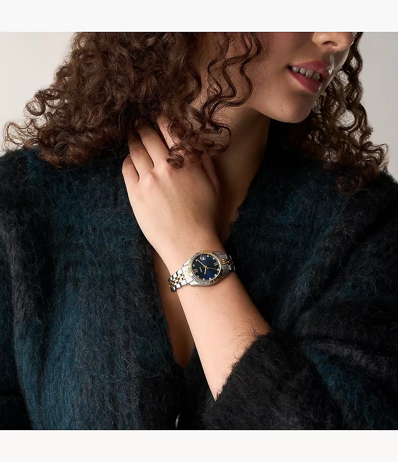 Scarlette Three-Hand Two-Tone Stainless Steel Watch