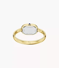 Sloan Three-Hand Gold-Tone Stainless Steel Bangle Watch
