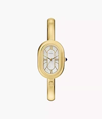 Sloan Three-Hand Gold-Tone Stainless Steel Bangle Watch