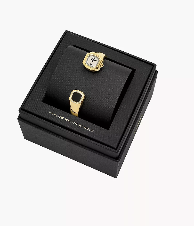 Harlow Two-Hand Gold-Tone Stainless Steel Watch