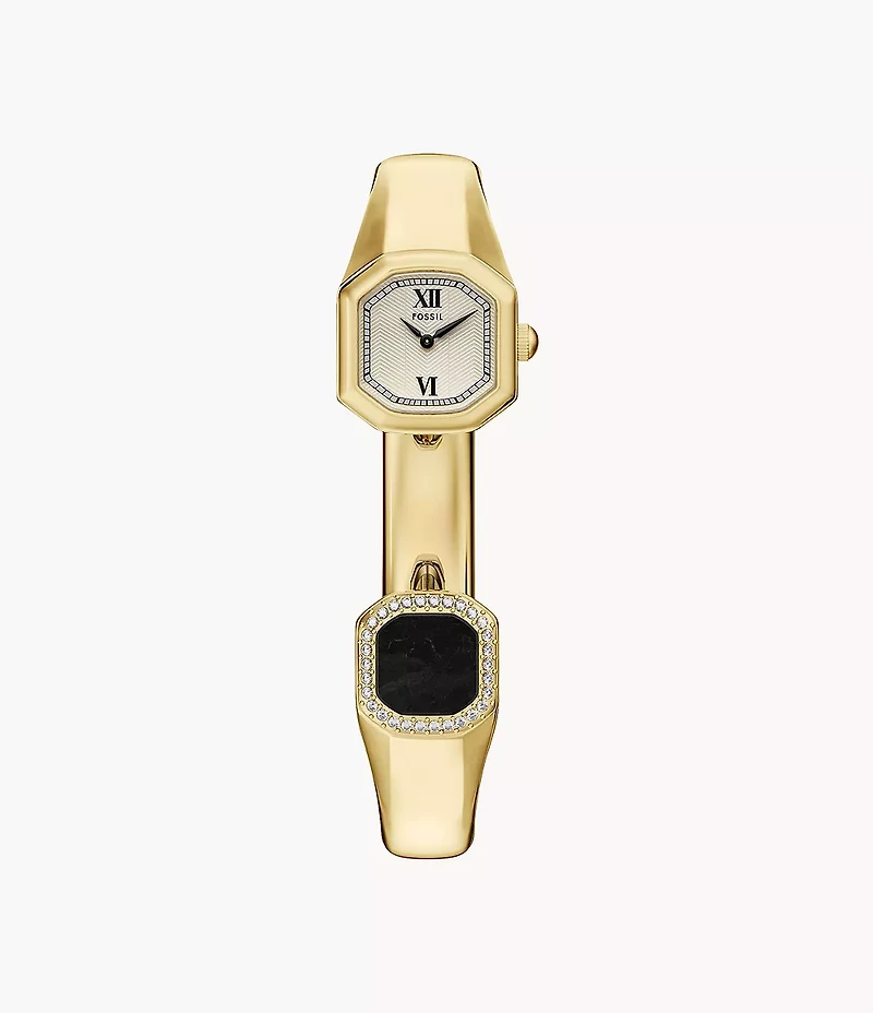 Harlow Two-Hand Gold-Tone Stainless Steel Watch
