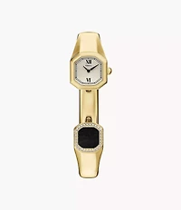 Harlow Two-Hand Gold-Tone Stainless Steel Watch