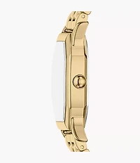 Harlow Three-Hand Gold-Tone Stainless Steel Watch