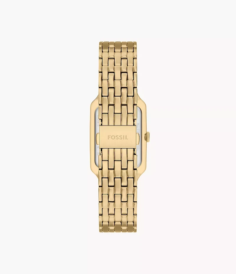 Raquel Three-Hand Gold-Tone Stainless Steel Watch