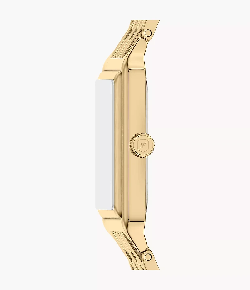 Raquel Three-Hand Gold-Tone Stainless Steel Watch
