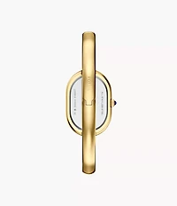 Sloan Three-Hand Gold-Tone Stainless Steel Watch Bangle