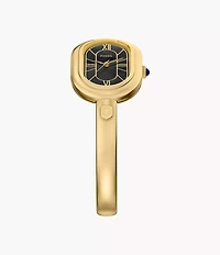 Sloan Three-Hand Gold-Tone Stainless Steel Watch Bangle