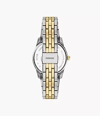 Scarlette Three-Hand Day-Date Two-Tone Stainless Steel Watch