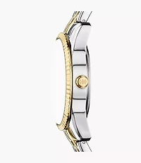 Scarlette Three-Hand Day-Date Two-Tone Stainless Steel Watch